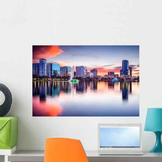 Orlando, Florida, USA Skyline Wall Mural