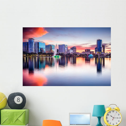 Orlando, Florida, USA Skyline Wall Mural