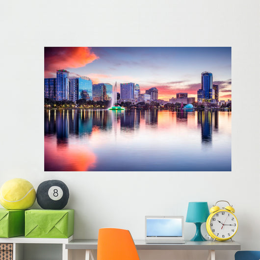 Orlando, Florida, USA Skyline Wall Mural