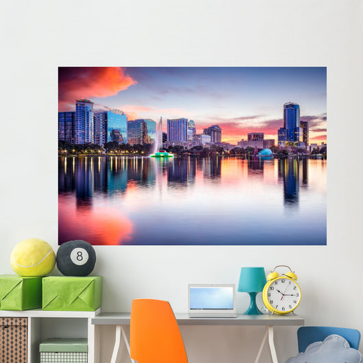 Orlando, Florida, USA Skyline Wall Mural