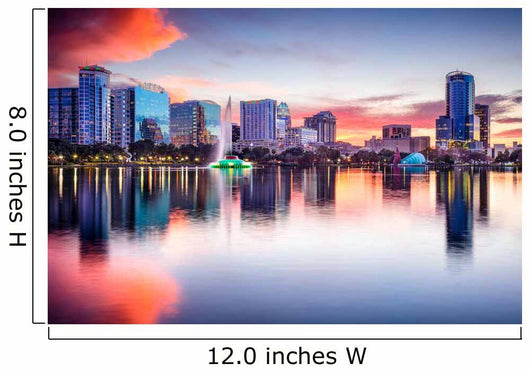 Orlando, Florida, USA Skyline Wall Mural