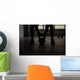 crossfit - kettlebell training backlit Wall Mural