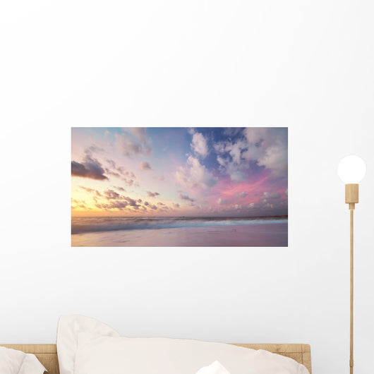 Sky background on sunset. Wall Mural