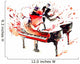 Dancing Piano Music Wall Decal