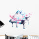 Watercolor Lovers Music Wall Decal