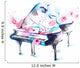 Watercolor Lovers Music Wall Decal