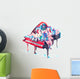 Festive Christmas Piano Wall Decal
