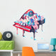 Festive Christmas Piano Wall Decal