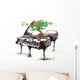 Musical Piano Growth Wall Decal
