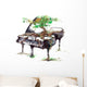 Musical Piano Growth Wall Decal