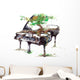 Musical Piano Growth Wall Decal