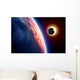 Sun eclipse Wall Mural
