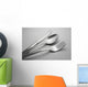 spoon, knife and fork Wall Mural