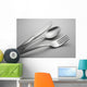 spoon, knife and fork Wall Mural