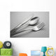 spoon, knife and fork Wall Mural