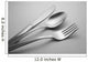 spoon, knife and fork Wall Mural