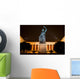Bavaria Vor Ruhmeshalle Auf Theresienwiese In M&uuml;nchen Bei Nacht Wall Decal