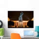 Bavaria Vor Ruhmeshalle Auf Theresienwiese In M&uuml;nchen Bei Nacht Wall Decal
