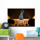 Bavaria Vor Ruhmeshalle Auf Theresienwiese In M&uuml;nchen Bei Nacht Wall Decal
