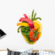 Anatomical Heart Food Wall Decal