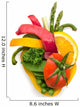 Anatomical Heart Food Wall Decal