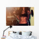 Fitness Woman with Dumbbells Wall Decal