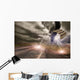 Tornado disaster concept Wall Mural