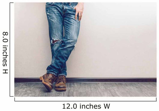 Man's legs Wall Mural