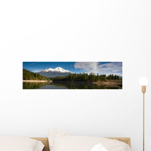 Mt Shasta Mountain Siskiyou Lake Bridge California Recreation Wall Mural