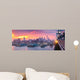 Philadelphia hazy sunset Wall Mural