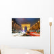 Champs elysees and Arc de Triumph, Paris Wall Mural