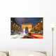 Champs elysees and Arc de Triumph, Paris Wall Mural