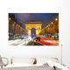 Champs elysees and Arc de Triumph, Paris Wall Mural