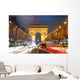 Champs elysees and Arc de Triumph, Paris Wall Mural