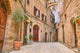Picturesque Corner In Volterra, Tuscany, Italy Wall Decal