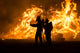 Flame Working Firefighters Wall Decal