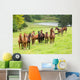 horse herd Wall Mural