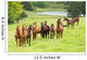 horse herd Wall Mural