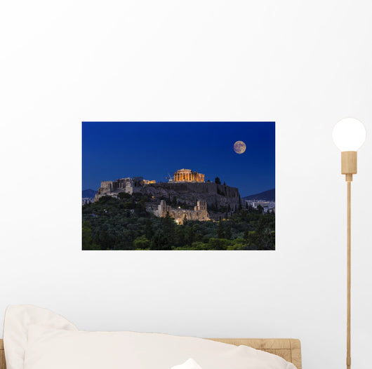 Parthenon temple on the Acropolis of Athens,Greece Wall Mural