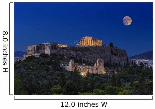 Parthenon temple on the Acropolis of Athens,Greece Wall Mural