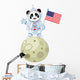 Panda Astronaut Wall Decal
