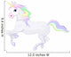 Rainbow Haired Fairy Unicorn Wall Decal