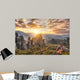 Meteora valley in Greece Wall Mural