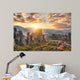 Meteora valley in Greece Wall Mural