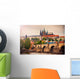 Saint Vitus cathedral and Charles bridge in Prague Wall Mural