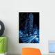 Hong Kong city night scenes Wall Mural