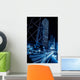 Hong Kong city night scenes Wall Mural