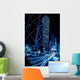 Hong Kong city night scenes Wall Mural