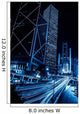 Hong Kong city night scenes Wall Mural