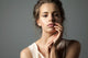 Pretty Young Woman Watching At Camera Wall Decal